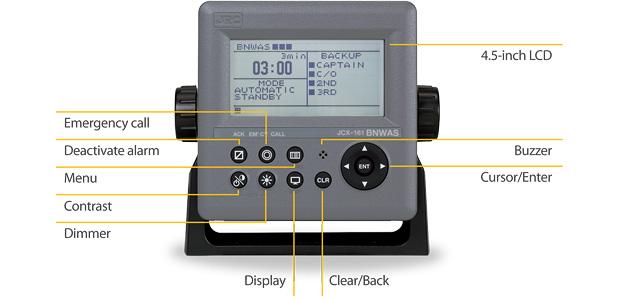 JRC Hệ thống báo động trực ca hàng hải lầu lái BNWAS JCX-161